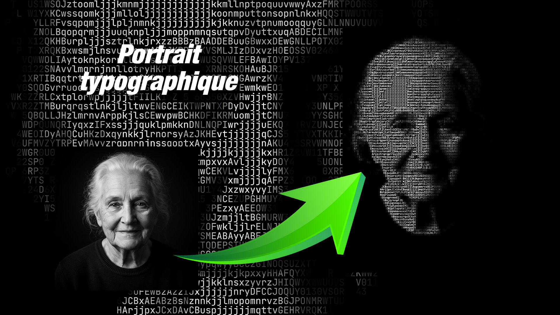 Exemple de portrait ASCII 2