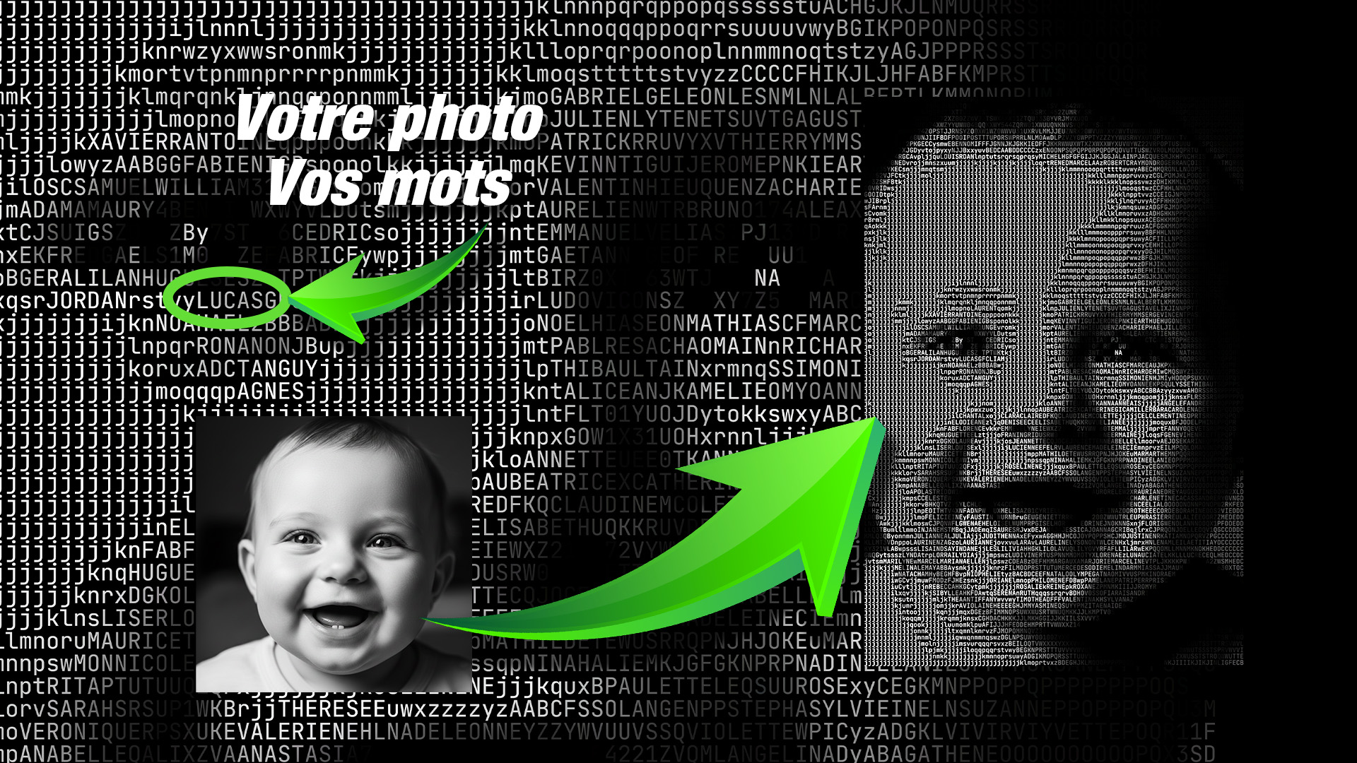 Exemple de portrait ASCII 4